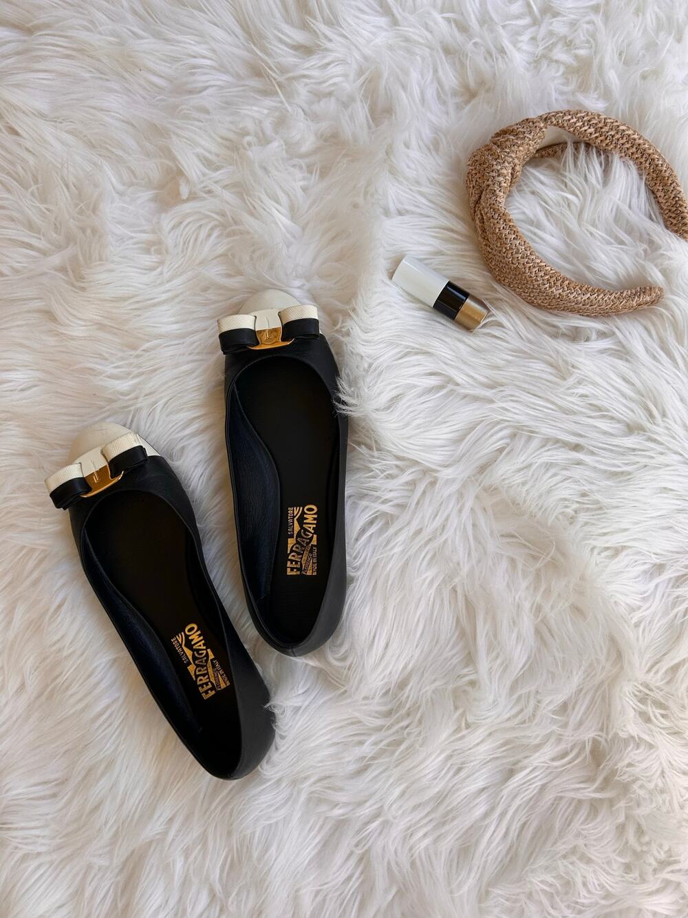 Salvatore Ferragamo Bow Ballet Flats
